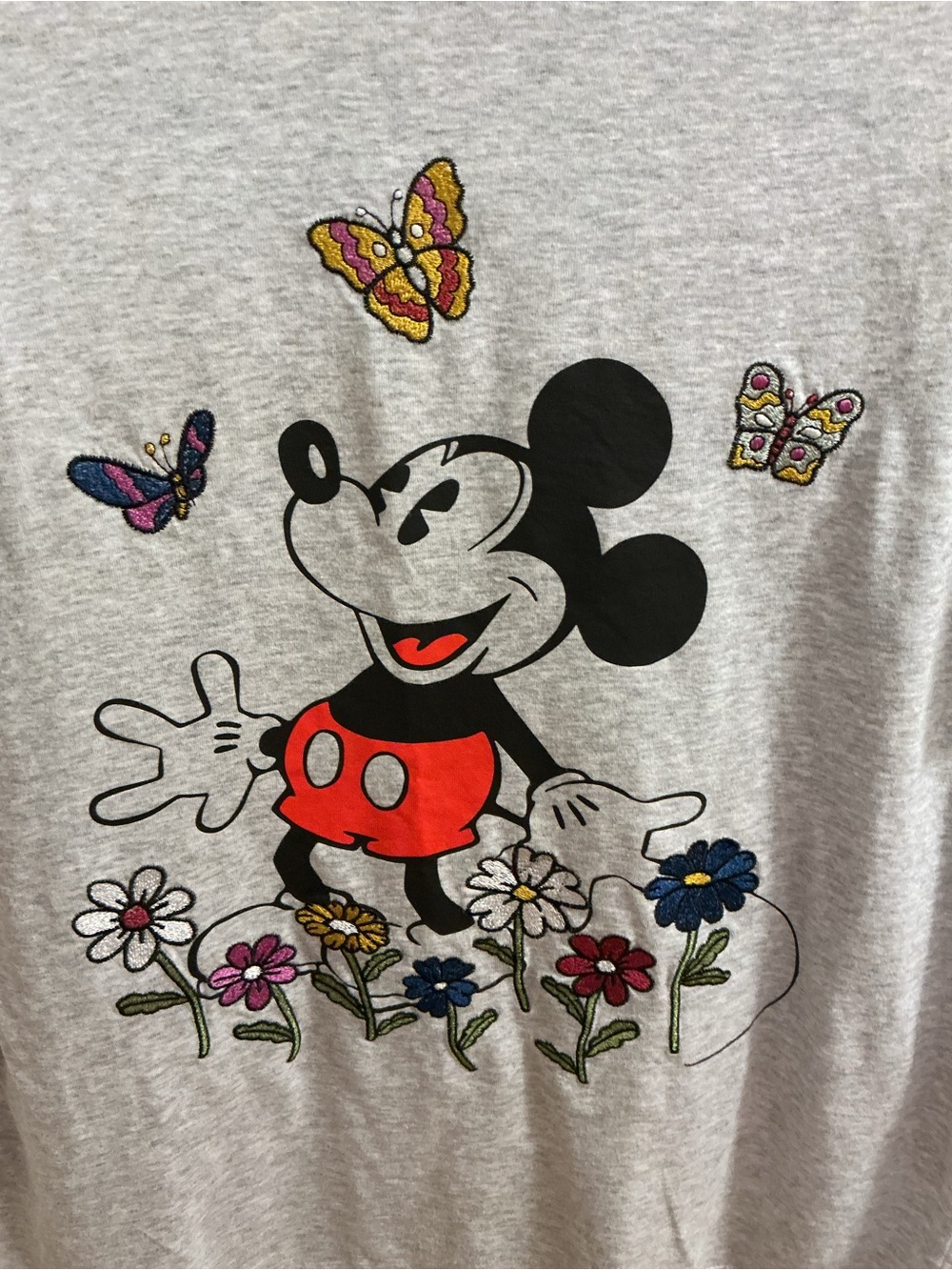 Mickey Mouse embroidered t shirt
